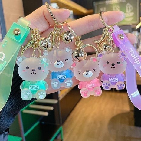 Jelly Bear, Jelly Bears, Doll Backpack, Cute Keychains, Bear Keychain, Cute Small Animals, Car Key Ring, Cute Stationary, Keychain Set