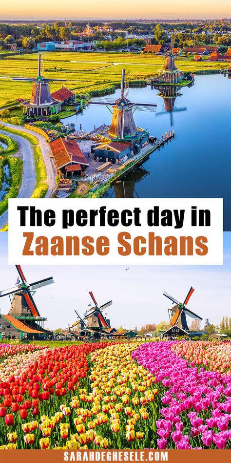 The Perfect Day Trip to Zaanse Schans | zaanse schans | zaanse schans netherlands | zaanse schans photography | zaanse schans windmills | zaanse schans photoshoot | amsterdam zaanse schans | zaanse schans map | zaanse schans travel | day trip to zaanse schans | things to do in zaanse schans | #zaanseschans Plan A Day, Zaanse Schans, European Travel Tips, Europe Trip Itinerary, Austria Travel, Netherlands Travel, Amsterdam Travel, European Vacation, Europe Travel Guide