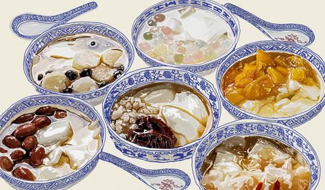 Pudding Is Tofu’s Greatest Flex Homemade Soy Milk, Red Beans Recipe, Tofu Pudding, Steamed Sweet Potato, Asian Sweets, Jelly Desserts, Soy Bean, Brown Sugar Syrup, Red Bean Paste