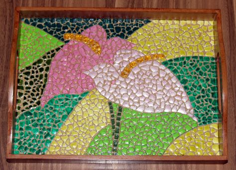 Egg Shell Mosaic, Egg Mosaic, Eggshell Mosaic, Mosaic Tray, Egg Shell Art, Shell Mosaic, Egg Shell, Garden Path, Garden Stuff