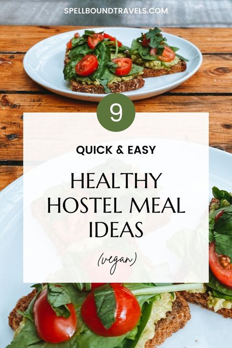 Meal Ideas Vegan, Hostel Food, Easy Meals To Make, Cooking Recipes Easy, Meals Vegetarian, American Foods, Easy To Cook Meals, Meals To Make, Meals Easy