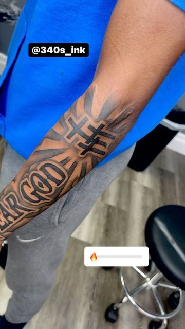 Fear God Arm Tattoo, Fear God Sleeve Tattoo, Fear God Stencil, God First Tattoo Stencil, Fear God Forearm Tattoo, Fear God Tattoo Men Stencil, God Fearing Tattoo, Fear No One Tattoo, Fear Of God Tattoo