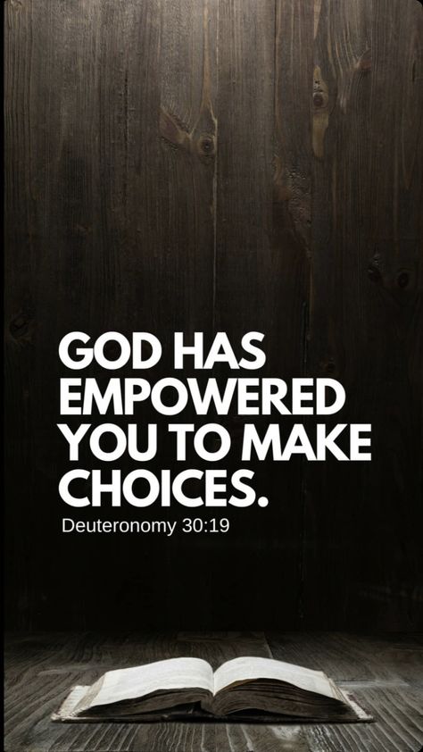 Deuteronomy 30:19, Bible Lockscreen, Deuteronomy 30, Jesus Scriptures, Truth Serum, Bible Quotes Wallpaper, Inspirational Verses, Encouraging Bible Verses, Wayne Dyer