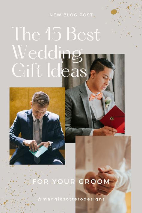 Need ideas for gifts to give your groom on your wedding day? We've got you covered. Click through to read more!✨ . . . . . #maggiesottero #groomgift #weddingideas #weddingplanning #madilane #davidsbridal #weddinginspiration #wedspo #weddingdress #groom #bride #weddingday Wedding Gift For Groom, Groom Watch, Groom Wedding Gift, Personalised Wedding Ring Boxes, Groom Gifts, Wedding Gift Ideas, Wedding Gifts For Groom, Personalized Wedding Gift, Best Wedding Gifts