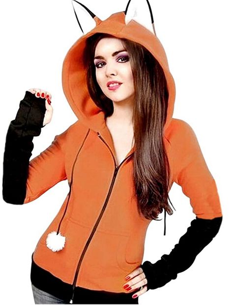 anime fox hoodie amazon Ears Cosplay, Fox Hoodie, Womens Cosplay, Orange Hoodie, Jacket Hoodie, Sweatshirt Zipper, Anime Hoodie, Christmas Hoodies, Women Hoodies Sweatshirts