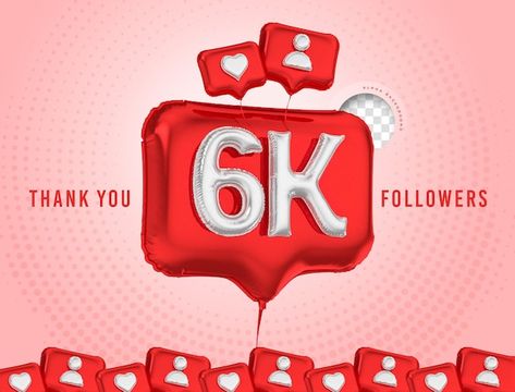 Balloon celebration 6k followers thank y... | Premium Psd #Freepik #psd #people #social-media #instagram #celebration 100k Followers Celebration, 100k Followers Instagram, Cream Photography, Birthday Card With Photo, Ice Cream Photography, 16 Balloons, 100k Followers, Instagram Banner, Beach Background Images