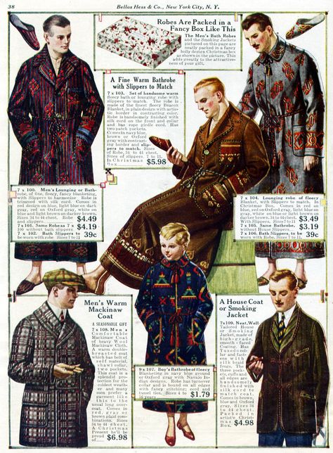 Edwardian Menswear, 1920 Men, Beacon Blanket, Mens Dressing Gown, Winter Robes, Men's Pajamas, Silk Dressing Gown, Fancy Boxes, Art Deco Print