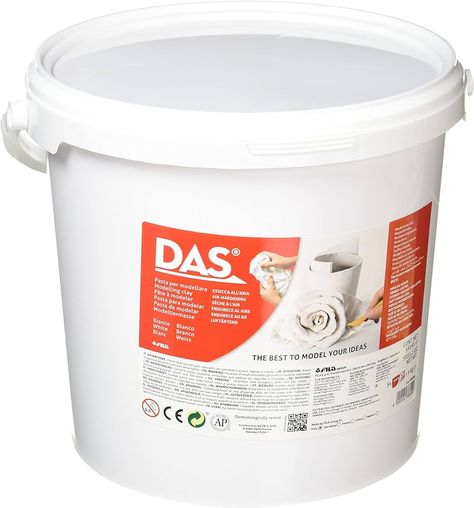 DAS White Air-Hardening Modelling Clay, School pack, 5x1kg, Ideal for Schools and Art Classes : Amazon.co.uk: Home & Kitchen Jigsaw Puzzles Art, Science Literacy, Modelling Clay, Portable Walls, School Pack, Sensory Rooms, Sensory Garden, Poster Paint, Sensory Boxes