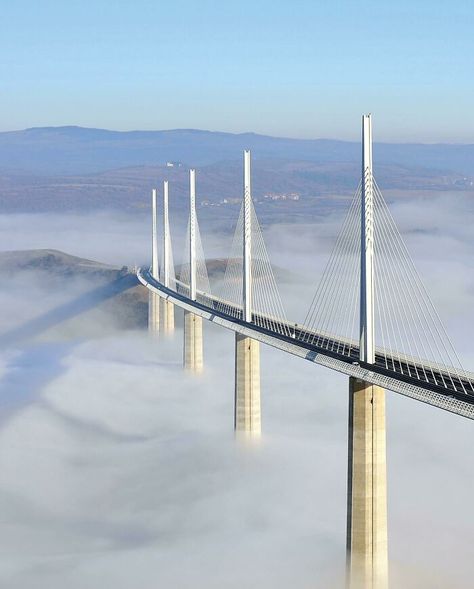 40 Examples Of Infrastructure That Show Why Engineers Who Think Outside The Box Must Be Celebrated (New Pics) Millau Viaduct, Cantilever Bridge, Manchester Street, Forth Bridge, Cable Stayed Bridge, Roman Aqueduct, Bridge Construction, Musee Carnavalet, Norman Foster