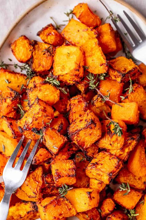 Airfry Butternut Squash Recipes, Airfryer Butternut Squash Recipes, Grilled Butternut Squash Recipes, Butternut Squash Air Fryer Recipes, Air Fryer Recipes Squash, Air Fryer Butternut Squash, Grilled Butternut Squash, Butternut Recipes, Butternut Squash Recipe