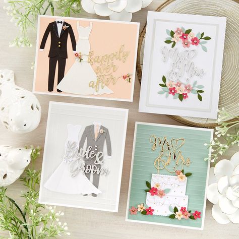 @nicholspohr’s Instagram photo: “Are you ready to make some incredible die cut wedding cards? If you're anything like me, you've been looking for some perfect products for…” Season Project, Wedding Cake Setting, Nichol Spohr, Glimmer Hot Foil, Wedding Products, Wedding Cards Handmade, Parchment Craft, Spellbinders Cards, Cake Wedding