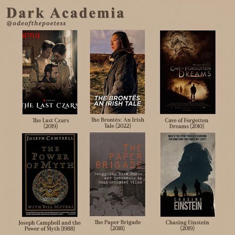 Movies Sorted Into Different Aesthetics, Dark Academia Films, Academia Movies, Dark Academia Movies, Film Recommendations, Dark Academy, Chaotic Academia, Great Movies To Watch, Film Posters Vintage