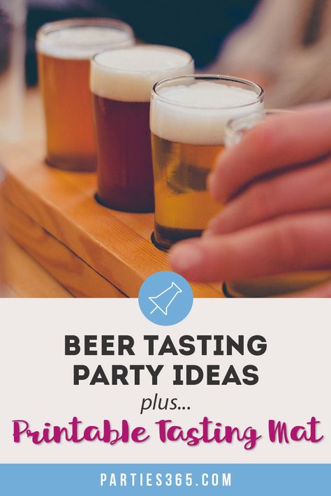 This Beer and Bacon Tasting 40th Birthday Party is full of inspiration for your next party! Plus, grab our printable tasting mat as an activity for your guests! Beer Tasting Party Food, Beer Tasting Party Printables, Beer Tasting Party Ideas, Tasting Party Food, Ultimate Chili Recipe, Beer Tasting Party, Tasting Party Ideas, Party Food Decor, Beer Tasting Parties