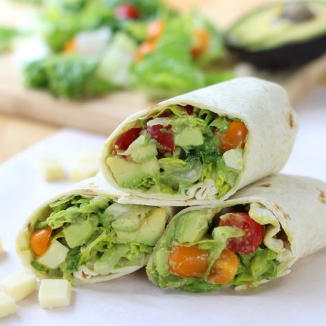 Avocado Tomato Salad Power Wrap Turkey Avocado Wrap, Turkey Avocado, Cherry Tomato Salad, Avocado Wrap, Turkey Wraps, Avocado Spread, Cilantro Dressing, Avocado Tomato Salad, Cilantro Lime Dressing