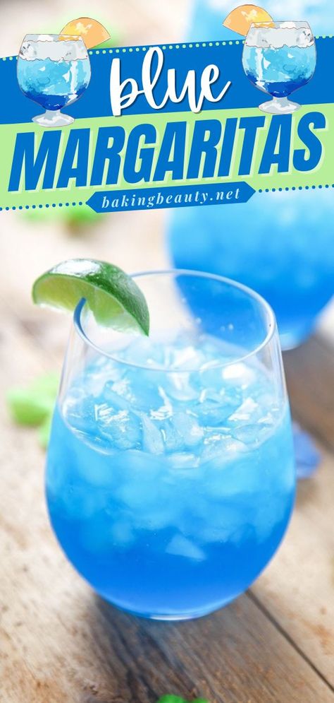 Blue Margaritas, spring recipes, easter brunch Blue Margarita Recipe Pitcher, Spring Drinks Alcohol, Summer Pitcher Cocktails, Blue Margaritas, Blue Alcoholic Drinks, Blue Margarita Recipe, Pitcher Margarita Recipe, Easy Spring Recipes, 4th Of July Cocktails