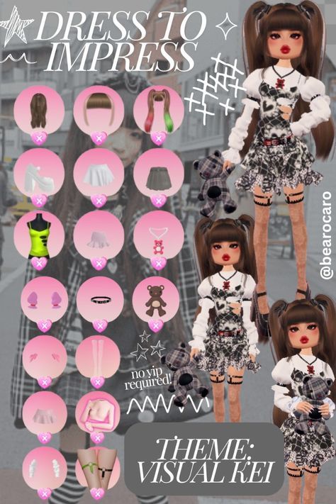 Dti Outfits Visual Kei, Dti Roblox Kawaii Outfit, Visual Kei Dress To Impress No Vip, Dti Theme Visual Kei, Visual Kei Dress To Impress Outfit, Dress To Impress Theme Visual Kei, Visual Kei Outfit Dress To Impress, Dti Visual Kei Outfit Ideas, Dress To Impress Pastel Goth