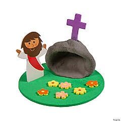 "He Lives" Easter Products, Religious Easter, He Lives Crafts Easter Religious Crafts, Easter Events, The Empty Tomb, Air Dry Modeling Clay, Jesus Has Risen, Easter Sunday School, Church Community, Empty Tomb, Easter Event