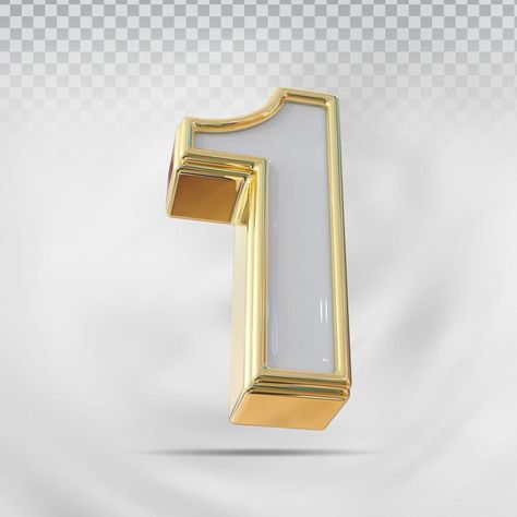 1 Aesthetic Number, Number 1 Aesthetic, 3d Banner, 3d Numbers, Gold Design Background, Ratan Tata, Relay Races, Photoshop Design Ideas, Phone Background Patterns