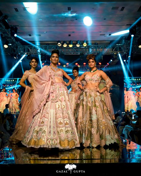 Gaurav Gupta Fall 2023, Masaba Gupta Lehenga, Gazal Gupta, Gazal Gupta Lehenga, Gaurav Gupta Red Gown, Gaurav Gupta Runway, Cocktail Outfit, Couture Collection, Lehenga