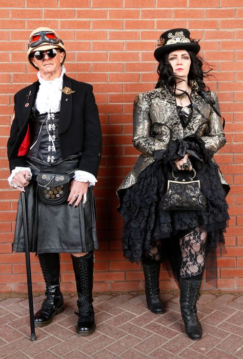 Whitby Goth Weekend – in pictures Whitby Goth Weekend, Steampunk Party, Mode Steampunk, Goth Subculture, South Yorkshire, Steampunk Costume, Gothic Aesthetic, Seaside Resort, Sales Manager