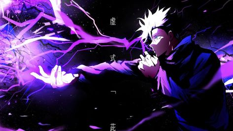 Gojo Purple, Jujutsu Kaisen Wallpaper, Purple Background Images, 4k Wallpapers For Pc, 1080p Anime Wallpaper, Purple Background, Purple Backgrounds, Computer Wallpaper, Purple Wallpaper