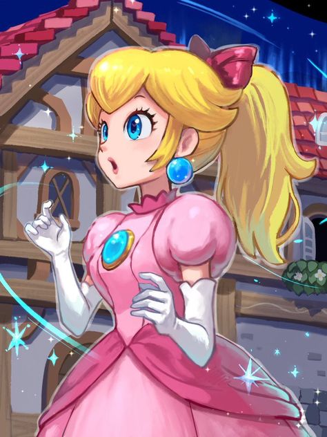 Peach Mario Bros, Super Princess Peach, Super Mario Princess, Super Princess, Peach Mario, Mario Fan Art, Nintendo Princess, Princess Daisy, Peach Art