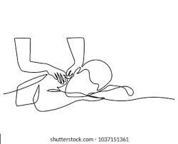 Massage Drawing Illustrations, Osteopathy Logo, Grammy Tattoo, Massage Painting, Massage Drawing, Massage Illustration, Massage Images, Hand Outline, Massage For Men