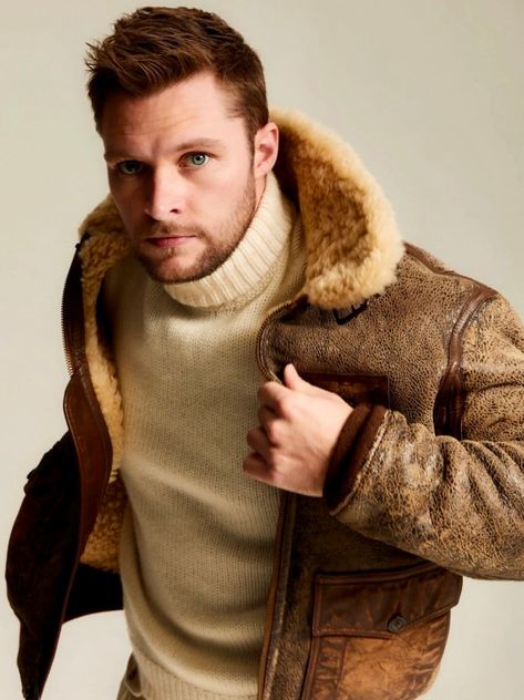 Jack Reynor Jack Reynor, Beanies Knitted, Leather Jeans Men, Adventurous Men, Mens Leather Clothing, Knitted Items, Hot Sweater, Winter Fit, Leather Jeans