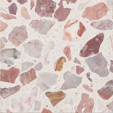 Outdoor Terrazzo, Pink Terrazzo Tile, Tile Palette, Tile Color Palette, Terazzo Floor, Terrazzo Floor Tiles, Tiles Terrazzo, Cottage Style Bathrooms, Tiles Outdoor