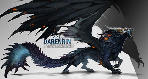 Dragon Monster Art, Dragon Concept Design, Fantasy Monster Design, Dragon Design Concept, Beast Concept Art, Dragon Concept Art, Dragon Concept, Pet Anime, Monster Artwork