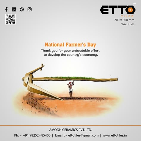 National Farmers Day Creative Ads, Farm Creative Ads, Farmers Day Creative Ads, Farmers Day Poster, Farmers Day Quotes, National Farmers Day, Farmers Day, Independence Day Drawing, Company Christmas Cards