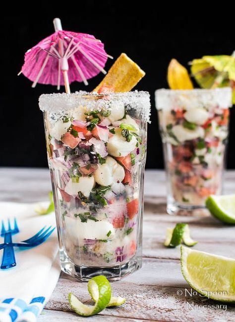 Mojito Ceviche-153 Recipe Development, Cuban Cuisine, Ceviche Recipe, Cuban Food, Quick And Easy Appetizers, Cocktail Dinner, Refreshing Food, Taco Night, Cuban Recipes