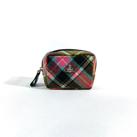 Vivienne Westwood Woolen Plaid Orb Pouch | Grailed Luggage Shop, Other Woman, Vivienne Westwood, Women's Bags, Luggage Bags, Bag Lady, Pouch, Plaid, Quick Saves