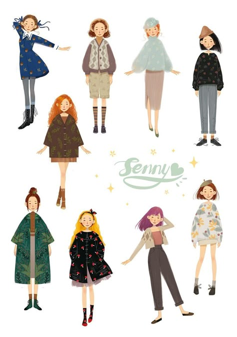 People Illustration Simple, Illustration Art People, Illustration Figures, Figure Illustration, 심플한 그림, People Illustrations, Clothes Illustration, Character Girl