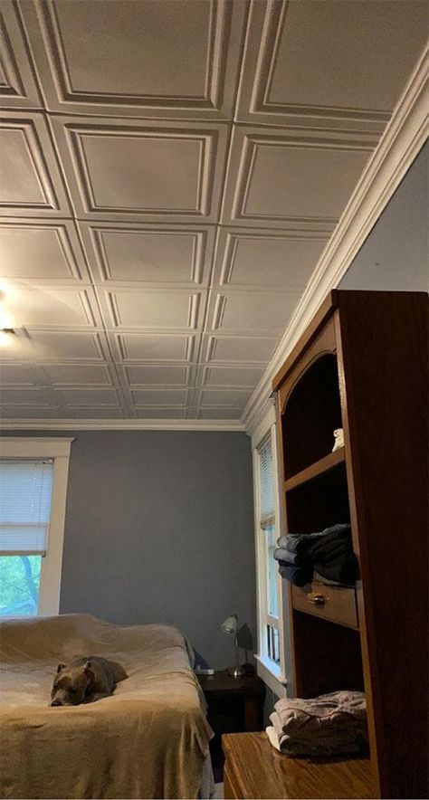 Marcos Glue-up Styrofoam Crown Molding 4.5 in. Wide 6.5 ft. Long- #KL-80 – Idea Library Crown Molding, Bedroom Ideas, Molding, Glue, Crown, Bedroom