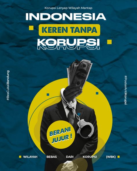 Anti Korupsi, Party Design Poster, Photoshop Tutorial Typography, Presentation Design Layout, Human Centered Design, Church Poster Design, Event Poster Design, Food Graphic Design, Graphic Design Lessons