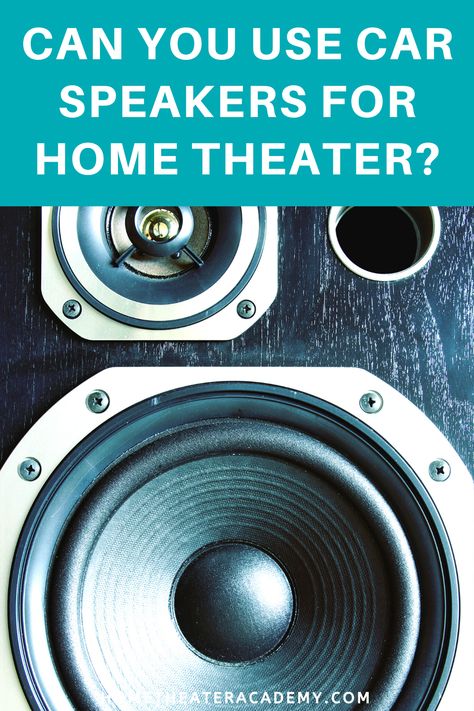 Can you use car speakers for home theater? In this article I discuss what’s meant by impedance, whether car speakers are the same as home speakers, and why you might benefit from using car speakers in your home theater system. #carspeakers #caraudio #audioequipment #speakers #hometheater #hometheatersystem Basement Theater, Theater Rooms, Theater Design, Surround Speakers, Best Home Theater, Cars Room, At Home Movie Theater, Home Recording Studio, Home Audio Speakers