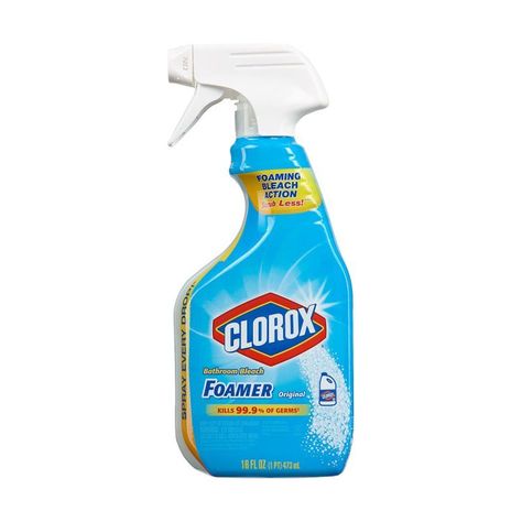 Clorox Spray, Bleach Spray, House Cleaning Supplies, Cleaning With Bleach, Grease Remover, Deep Clean Bathroom, Clorox Bleach, Bathroom Spray, Mildew Stains