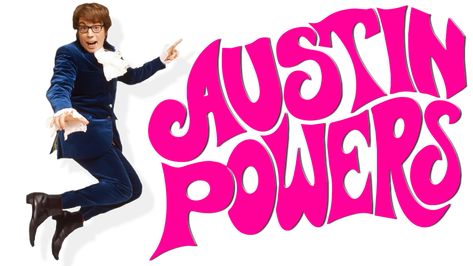 Austin Powers International Man Of Mystery, International Man Of Mystery, Youtube Ideas, Power Logo, Character Logo, Austin Powers, Austin, ? Logo, Fictional Characters