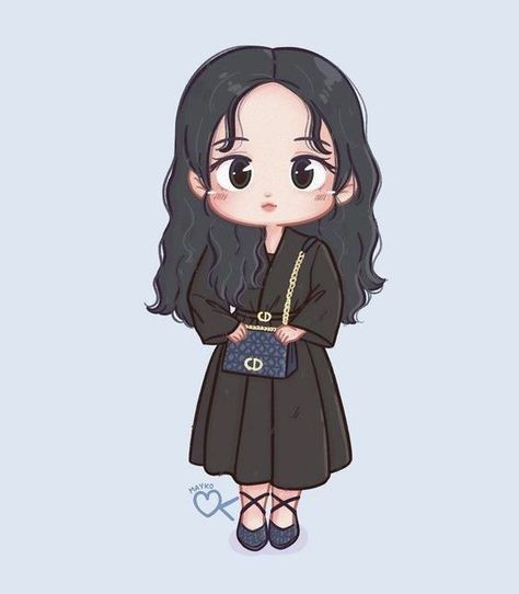 Jennie Jisoo, Ji Soo, Blackpink Jennie, Hair, Anime, Black