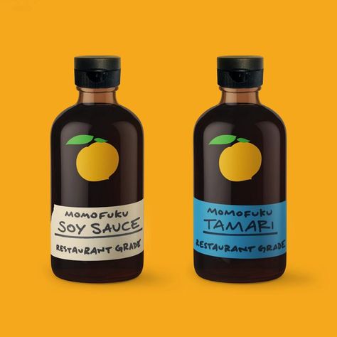 Now You Can Buy Momofuku Soy Sauce and Tamari | Dieline - Design, Branding & Packaging Inspiration Eating For One, Types Of Olives, Edible Seaweed, Brilliant Packaging, David Chang, Podcast Host, Peachy Keen, Turkey Day, Grocery Stores