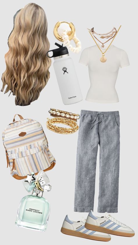 First day of school outfit inspo Shoe Guide, Printed Blouses, First Day Of School Outfit, School Outfit, First Day Of School, First Day, School Supplies, Back To School, Blouses