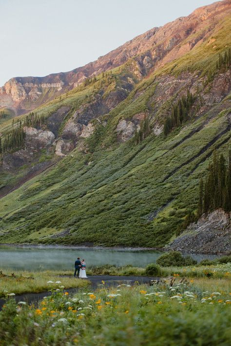 Emerald Lake Crested Butte, Crested Butte Colorado Wildflowers, Crested Butte Colorado Elopement, Crested Butte Wildflowers, Mountain Wedding Garden Crested Butte, Crested Butte Elopement, Colorado Elopement Locations, Outdoorsy Wedding, Crested Butte Wedding