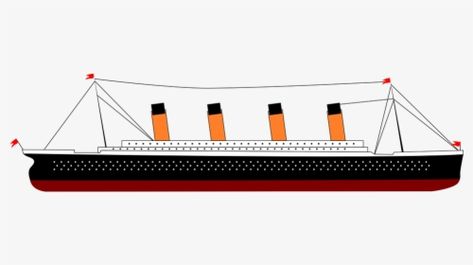 Titanic Ship Drawing, Titanic Drawing, Drawing Transparent, Titanic Ship, Ship Drawing, Paper Ship, Art Activities For Kids, Art Anime, Kids Art