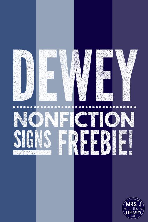 FREE signs for your nonfiction library shelves! Try out Whole Number Dewey in your library, or just use them to label the 100's sections of the Dewey Decimal System. | Mrs. J in the Library #MrsJintheLibrary #library #signs #nonfiction #DontDitchDewey #WholeNumberDewey #Dewey School Library Signage, Library Orientation, Library Management, Library Signage, Dewey Decimal System, School Library Design, Dewey Decimal, Library Media Specialist, Library Media Center