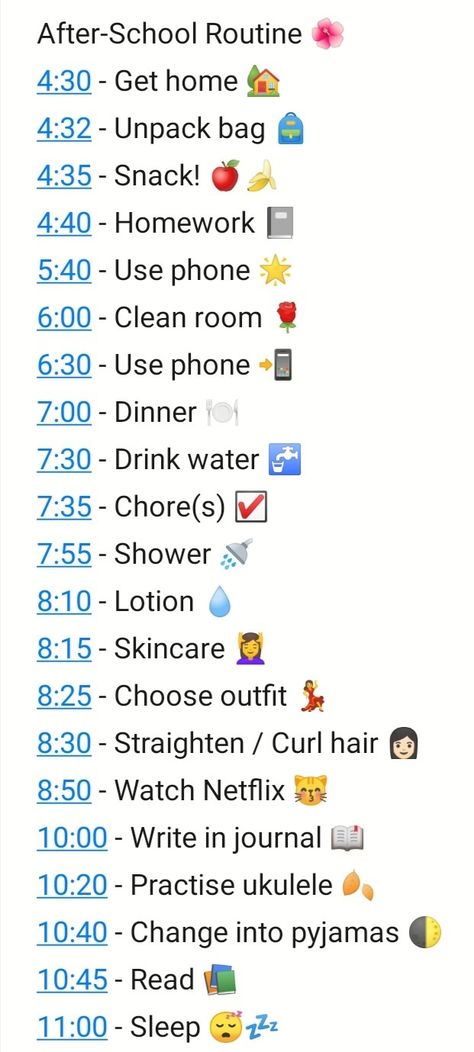 Study Planner After School, 4:30 Pm After School Routine, After School Routine Starting At 4:30, My After School Routine, After School Routine Checklist, Best After School Routine, To Do List After School, After School Routine 6pm, Good After School Routines