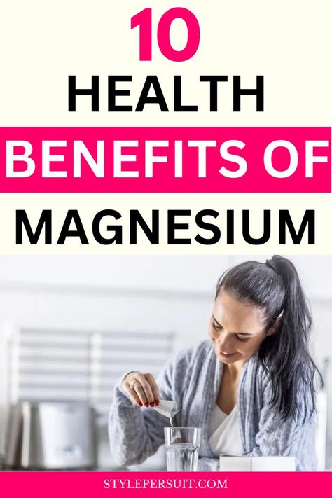 Magnesium is a crucial mineral that plays a pivotal role in various physiological functions within the human body. While often overshadowed by more well-known nutrients, the health benefits of magnesium are truly incredible. Check out these compelling reasons why you should ensure an adequate intake of magnesium in your diet. #diet #health #magnesium Benefits Of Magnesium Supplements, Magnesium Oil Benefits, Best Magnesium Supplement, Benefits Of Magnesium, Best Magnesium, Magnesium Rich Foods, Magnesium Benefits, Food Wishes, Health Trends