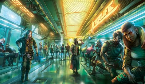 Cd Project Red, Cyberpunk Concept Art, D20 Modern, Cd Project, High Tech Low Life, Cyberpunk Rpg, Project Red, Cyberpunk Aesthetic, Paintings And Drawings