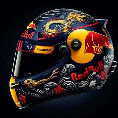 F1 Helmet Designs for Japan GP 🇯🇵 #f1 #helmet #art #japan #redbull #ferrari #mercedes #mclaren #alpine Disclaimer: The products… | Instagram Motorbike Helmet Design, Racing Helmets Design, Moto Helmet Design, Helmet Design Ideas, F1 Helmet Design, Racing Helmet Design, Motorcycle Helmet Art, Redbull Helmet, Formula 1 Helmet