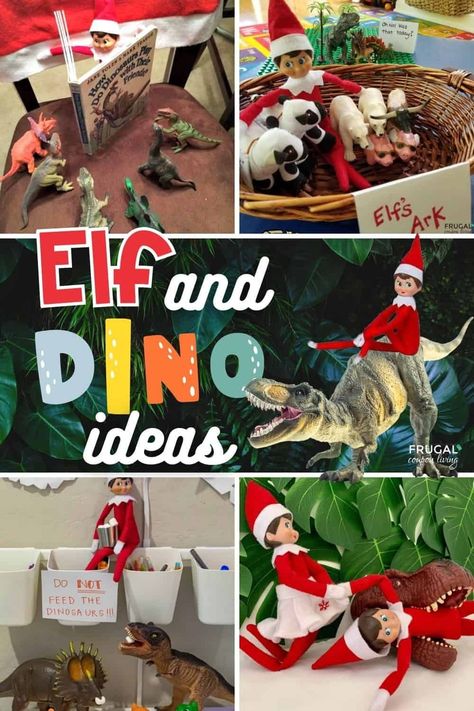 Combining Elf on the Shelf with plastic dinosaurs is a fun and imaginative way to create memorable holiday moments for your children. Take a look these 16 creative Elf on the Shelf dinosaur ideas to get you started. New Elf on the Shelf ideas daily plus free Elf on the Shelf printables. #FrugalCouponLiving #ElfontheShelf Don’t Feed The Dinosaur Elf, Dont Feed The Dinosaurs Elf On The Shelf, Elf On The Shelf Riding Dinosaur, Elf On The Shelf Feeding Dinosaurs, Elf On The Shelf Zoo Ideas, Elf Feeding Dinosaurs, Dinosaur Elf On The Shelf, Elf On The Shelf Ideas Dinosaurs, Rock Climbing Elf On The Shelf